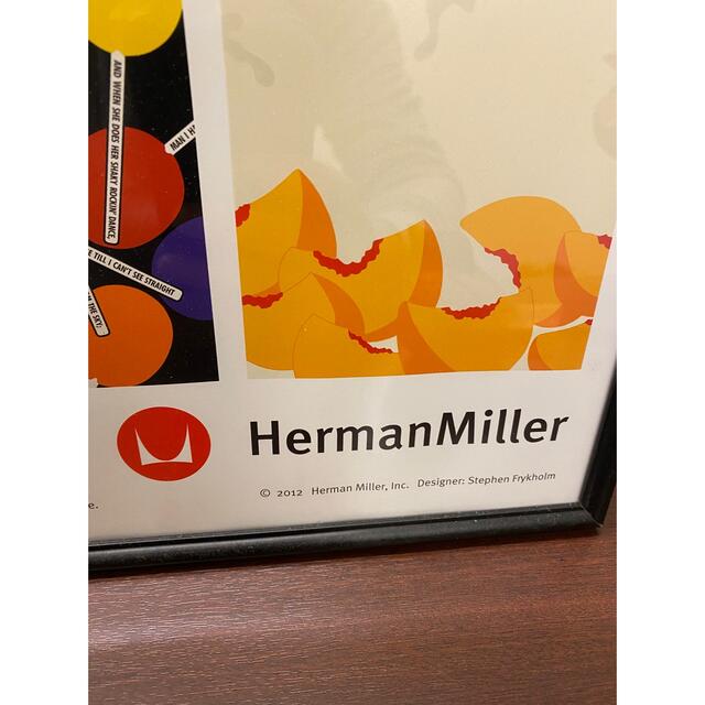 Herman Miller(ハーマンミラー)のherman miller summer picnicポスター サマーピクニック インテリア/住まい/日用品のインテリア小物(その他)の商品写真