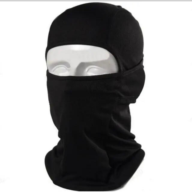 【ブラック】 高機能3Way フェイスマスク あったか 防寒 サバゲー バイク メンズのファッション小物(ネックウォーマー)の商品写真