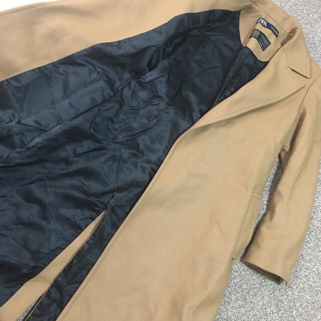 ザラ ZARA MANTECO コート ロング チェスター アウター ベルト付き - 6