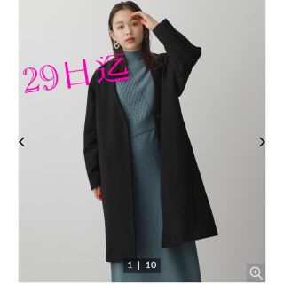 アズールバイマウジー(AZUL by moussy)のアズール　　コート　　黒コート　　新品(ダウンジャケット)