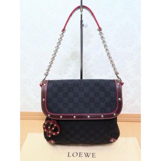 ロエベ(LOEWE)のppp様専用【美品】LOEWE ロエベ アナグラム チェーン ハンドバッグ(ハンドバッグ)