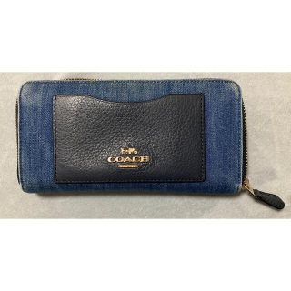 コーチ(COACH)のcoach 長財布　デニム(財布)