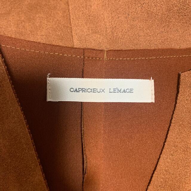 CAPRICIEUX LE'MAGE(カプリシューレマージュ)の【美品】 CAPRICIEUX LE'MAGE フェイクスエード プルオーバー レディースのトップス(カットソー(長袖/七分))の商品写真