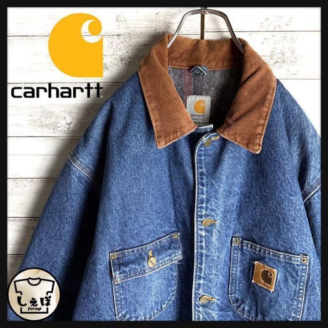 Carhartt ワンポイント刺繍 コーデュロイジャケット