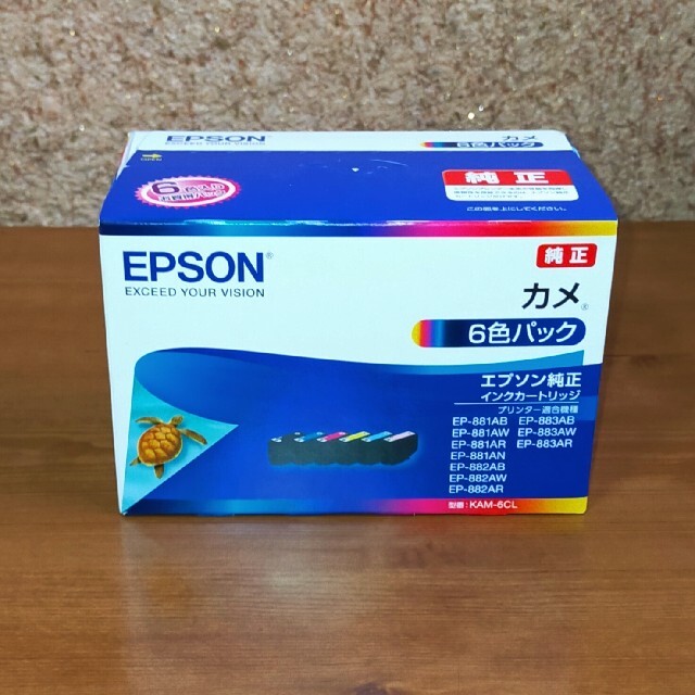 EPSON(エプソン)のエプソン 純正 カメ KAM-6CL インクカートリッジ 6色パック スマホ/家電/カメラのPC/タブレット(PC周辺機器)の商品写真