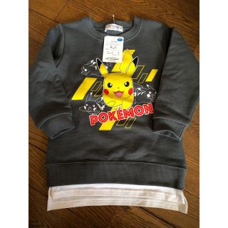 ポケモン(ポケモン)の新品タグ付き　ポケモン　レイヤードトレーナー　100センチ(Tシャツ/カットソー)