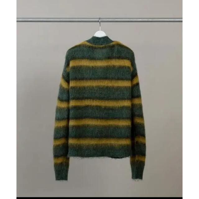 DISCOVERED(ディスカバード)のESR様専用MOHAIR BORDER KNIT CARDIGAN メンズのトップス(カーディガン)の商品写真