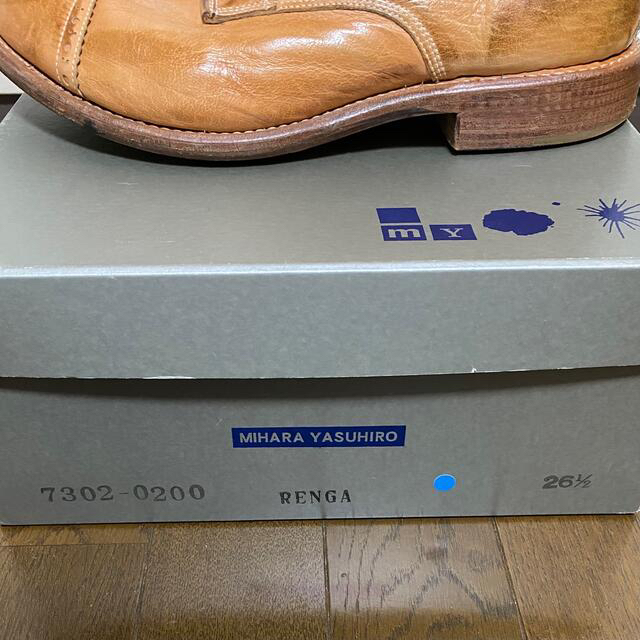 MIHARAYASUHIRO(ミハラヤスヒロ)のミハラヤスヒロ レースアップブーツ レザー  ショートブーツ　革靴 メンズの靴/シューズ(ブーツ)の商品写真