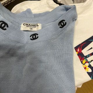 サマーニットCHANEL シャネル　サマーニット　値下げ❗️