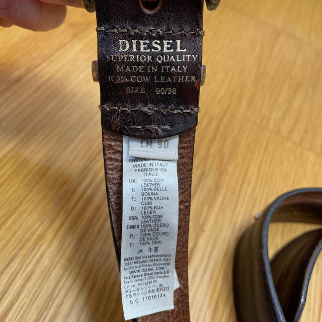 DIESEL(ディーゼル)のDIESEL ベルト メンズのファッション小物(ベルト)の商品写真