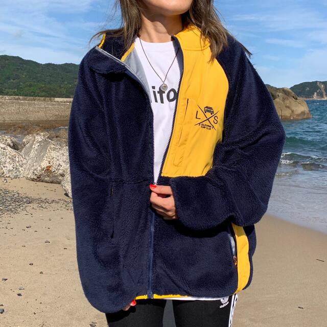 正規品☆LUSSO SURF フリースジャケット yellow Sサイズ☆ | フリマアプリ ラクマ