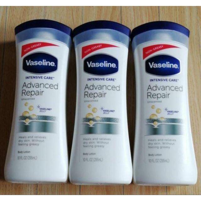 Vaseline(ヴァセリン)のヴァセリン アドバンスド リペア ボディローション 295ml*3本 コスメ/美容のボディケア(ボディクリーム)の商品写真