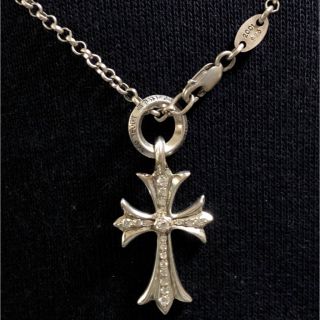 クロムハーツ(Chrome Hearts)のchrome hearts クロムハーツ ネックレス シルバー925 ダイヤ(ネックレス)