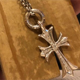 「chrome hearts クロムハーツ ネックレス シルバー925 ダイヤ」に