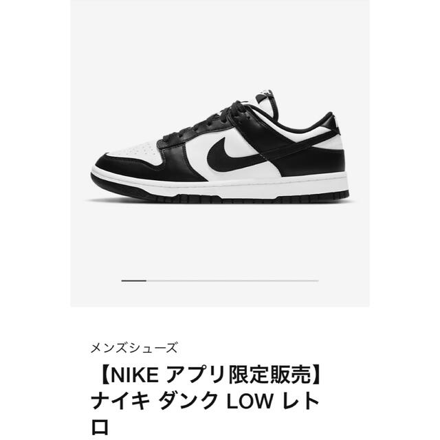 NIKE(ナイキ)のNike Dunk Low Retro "White/Black" メンズの靴/シューズ(スニーカー)の商品写真