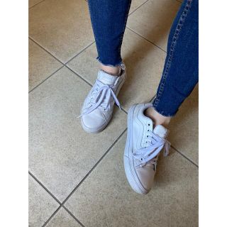 ヴァンズ(VANS)のvans 23㎝　ホワイト(スニーカー)