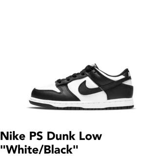 NIKE - Nike PS Dunk Low "White/Black"