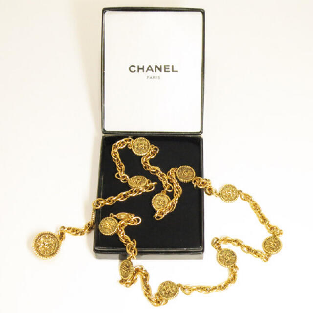 ☆ CHANEL シャネル ヴィンテージ チェーンベルト☆とても美品 - www ...