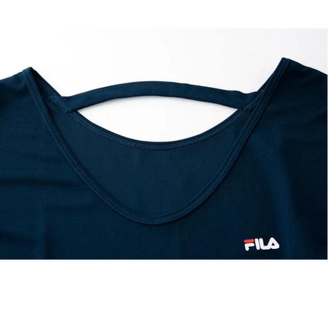 FILA(フィラ)の新品、タグ付きFILA フィットネス水着 レディース 杢柄 水陸両用 4点セット レディースの水着/浴衣(水着)の商品写真