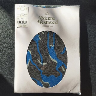 ヴィヴィアンウエストウッド(Vivienne Westwood)の新品 ヴィヴィアンウエストウッド タイツ 柄 M L  福助 フクスケ グレー(タイツ/ストッキング)