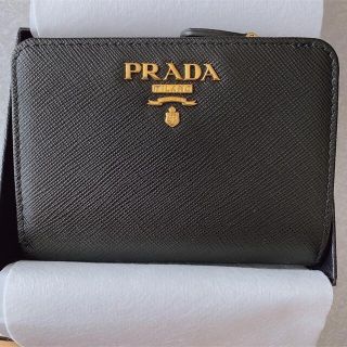 プラダ(PRADA)のPRADA サフィアーノ マルチカラー財布 ブラック(財布)