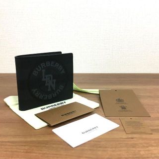 バーバリー(BURBERRY)の未使用品 BURBERRY 財布 ブラック×グレー バーバリー 136(折り財布)