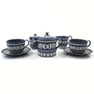 ウェッジウッド(WEDGWOOD)のウェッジウッド 世界100個限定 ジャスパー アラベスク ティーセット(陶芸)