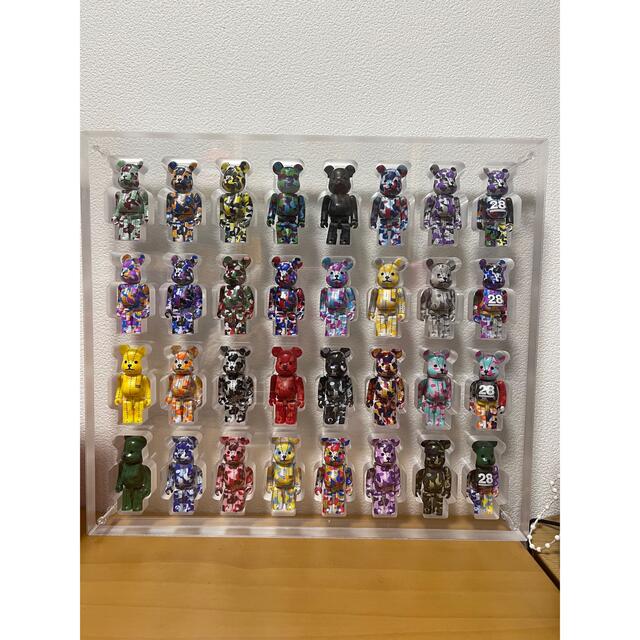 28TH  bape  BE@RBRICK  100% 32本  ケース付おもちゃ