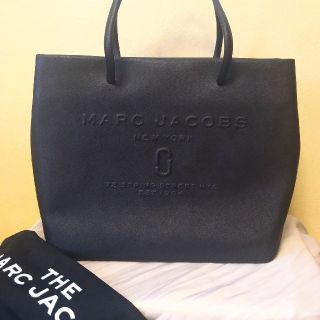 美品○MARC JACOBS ロゴ ショッパ トート バッグ マークジェイコブス