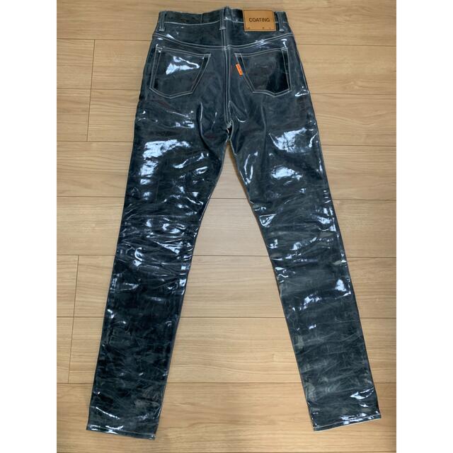 パンツdoublet 19aw coating denim pants