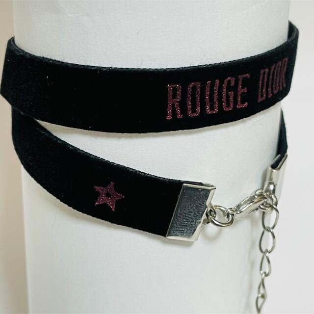 Dior(ディオール)の未使用 ディオール チョーカー ブレスレットROUGE DIOR 星 パープル レディースのアクセサリー(ブレスレット/バングル)の商品写真