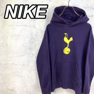 ナイキ(NIKE)の希少 90s ナイキ パーカー ビッグプリント 紫 美品(パーカー)