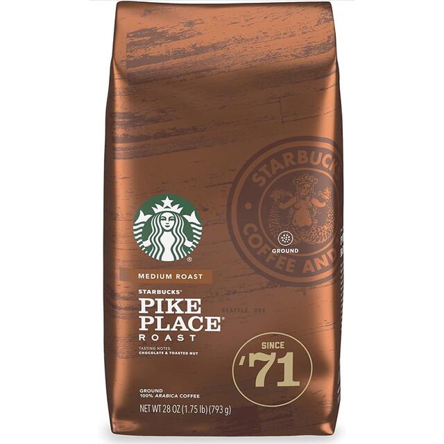 Starbucks Coffee(スターバックスコーヒー)のスターバックス パイクプレイスロースト (粉) 793g 食品/飲料/酒の飲料(コーヒー)の商品写真