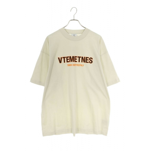 ヴェトモン VETMETNESプリントTシャツ S Tシャツ+カットソー(半袖+袖なし)