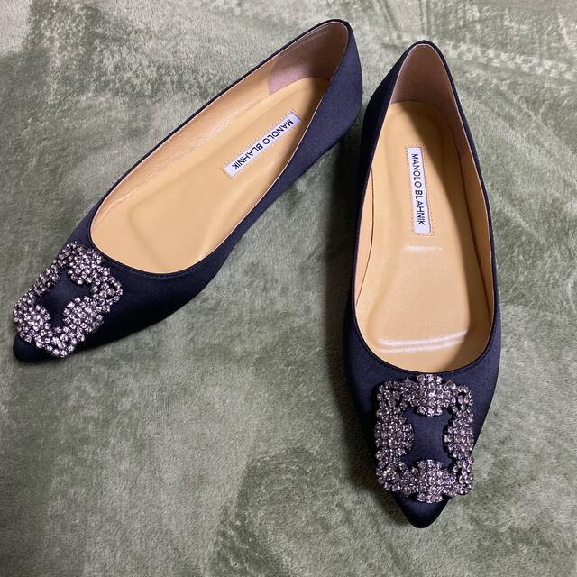 MANOLO BLAHNIK(マノロブラニク)のマノロブラニク　ハンギシ　38サイズ レディースの靴/シューズ(ハイヒール/パンプス)の商品写真