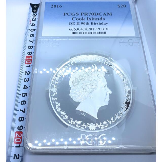 2016 3Oz 大型銀貨  発行枚数999枚/PCGS PR70 DCAM エンタメ/ホビーの美術品/アンティーク(貨幣)の商品写真