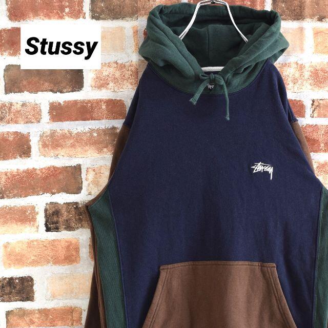 STUSSY - 《ステューシー》人気モデル マルチカラー 刺繍ロゴ S パーカーの通販 by スアの古着屋☆プロフ必読｜ステューシーならラクマ