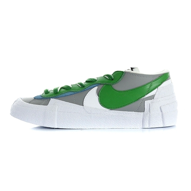 NIKE(ナイキ)のナイキ NIKE sacai スニーカー レザー 28cm 緑 グレー メンズの靴/シューズ(スニーカー)の商品写真