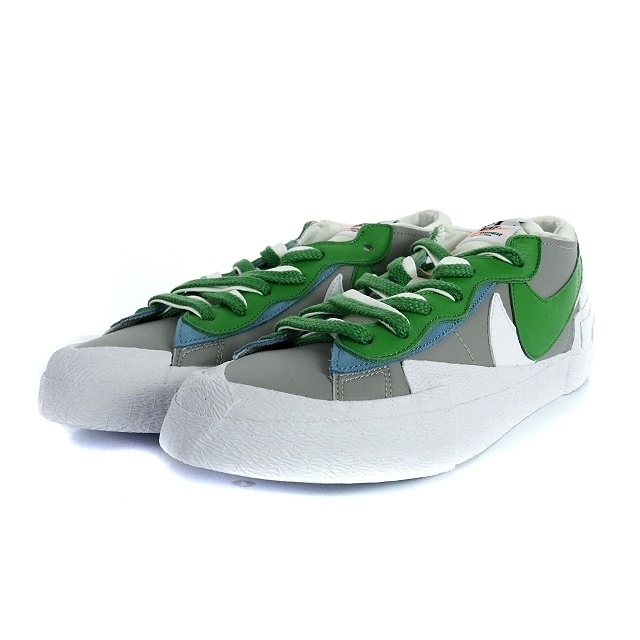 NIKE(ナイキ)のナイキ NIKE sacai スニーカー レザー 28cm 緑 グレー メンズの靴/シューズ(スニーカー)の商品写真