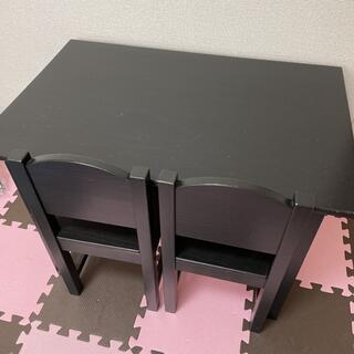 イケア(IKEA)のIKEA SUNDVIK スンドヴィーク 机 ＋ 椅子2脚(学習机)