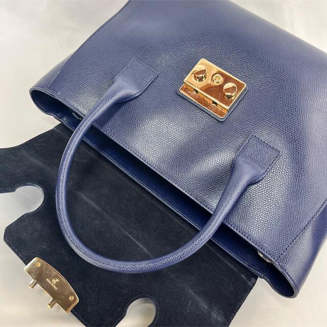 Furla(フルラ)の✨人気✨フルラ　FURLA メトロポリス　サッチェル　2way ネイビー レディースのバッグ(ショルダーバッグ)の商品写真