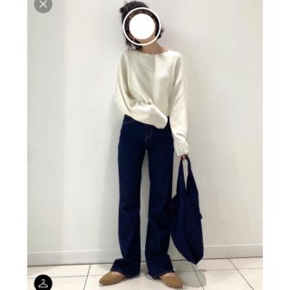 UNIQLO - フレア ハイライズ ジーンズ ( 丈標準 73cm )の通販 by 猫村