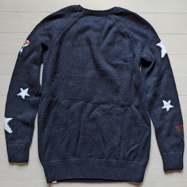 Abercrombie&Fitch(アバクロンビーアンドフィッチ)のアバクロ★ニット セーター 星柄 13/14 (145～152)★美品 キッズ/ベビー/マタニティのキッズ服女の子用(90cm~)(ニット)の商品写真