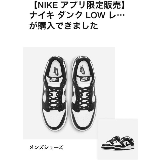 NIKE(ナイキ)の Nike Dunk Low Retro "White/Black" 28cm メンズの靴/シューズ(スニーカー)の商品写真