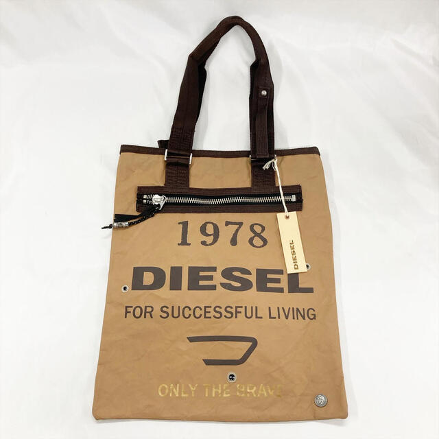 DIESEL バッグ　トートバッグ　ペーパーバッグ　ロゴ　BAG かっこいい | フリマアプリ ラクマ