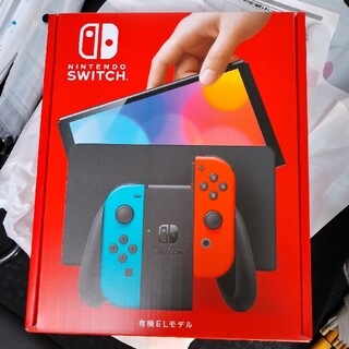 ニンテンドースイッチ(Nintendo Switch)の新品☆Nintendo Switch有機ELモデルネオンレッドブルー(家庭用ゲーム機本体)