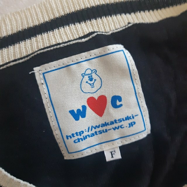 WC - W♥️C ダブルシー Vネック ブイネック セーター 黒の通販
