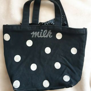 ミルク 黒 トートバッグ(レディース)の通販 39点 | MILKのレディースを ミルク 黒 トートバッグ(レディース)の通販 39点 | MILKのレディースを