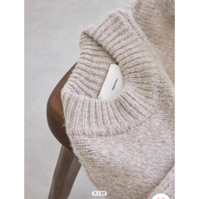 最大56%オフ! todayful トゥデイフル Wool Roundhem Knit eu