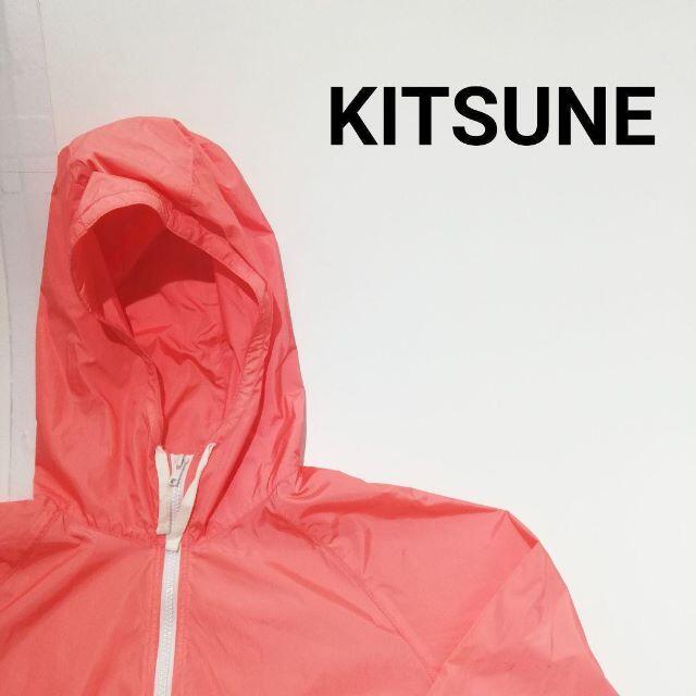 KITSUNE キツネ ナイロンジャケット サーモンピンク サイズ:M